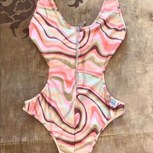 Malibu Strings 1 piece swimsuit
